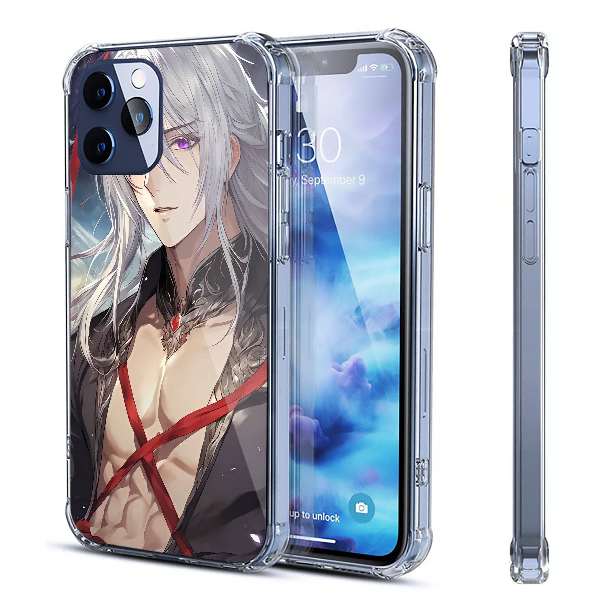 （画像用） 刀剣乱舞 Touken Ranbu 【iPhone 12シリーズ対応】透明スマホケース（クリアソフトケース）